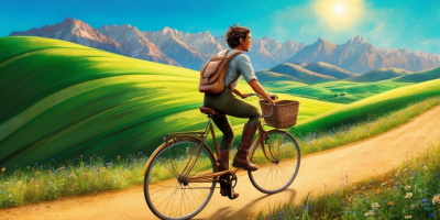 Pedal-Powered Odyssey: A Mythic Journey Through Vital Landscapes