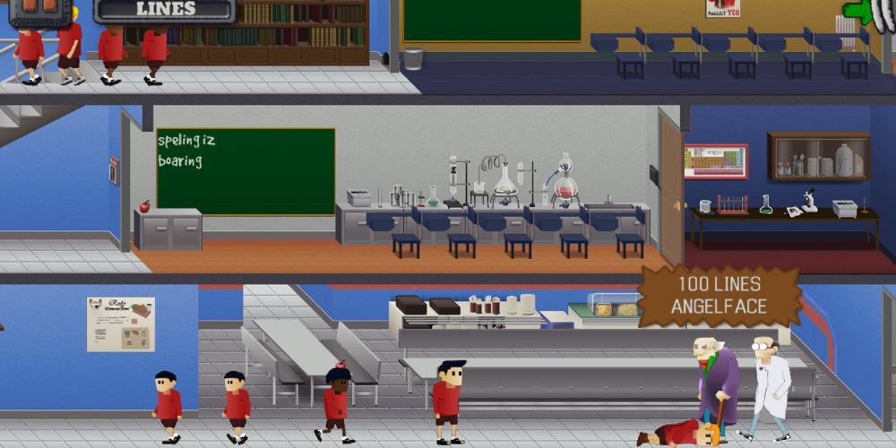 Skool Daze gameplay screenshot