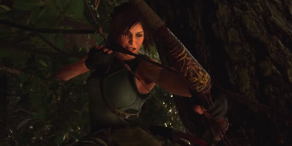 Tomb Raider gameplay screen
