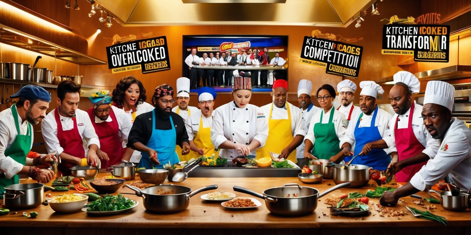 Kitchen Chaos Transformed: Overcooked to On-Screen Competition